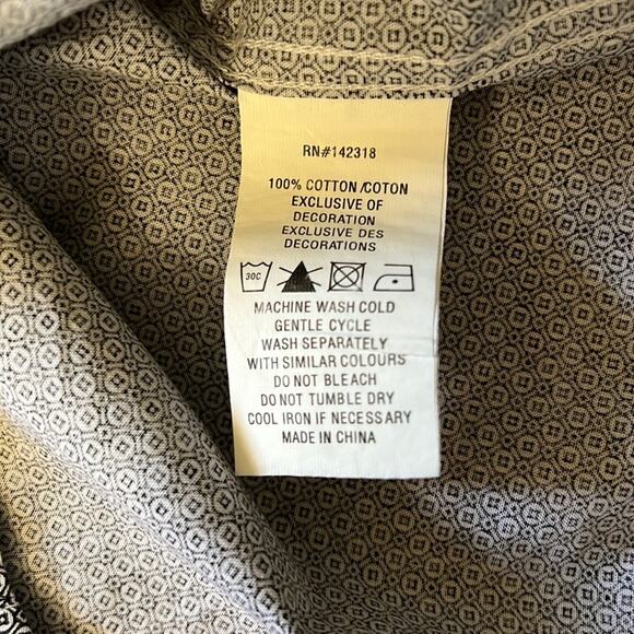 Nick Graham | Men’s Blue Modern Fit Long Sleeve Dress Shirt | Size Large | 0031 - Picture 8 of 10